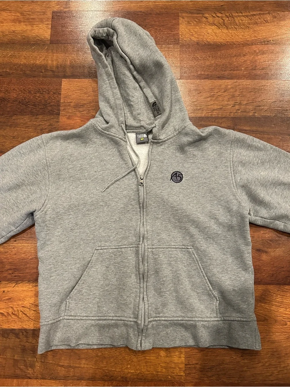 The North Face A5 Series Full Zip Hoodie Gray Mens Medium Sweatshirt